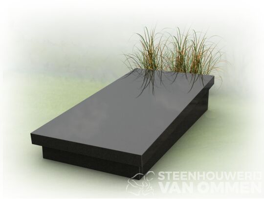 Grafzerk gepolijst donker