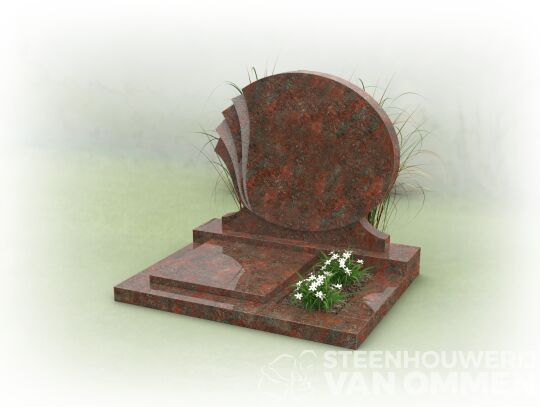 Kort graf waaier letterplaat