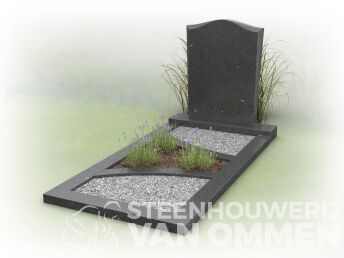 Grafsteen klassiek van Belgisch hardsteen