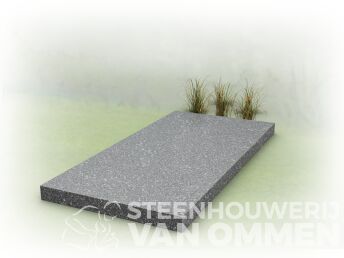 Grafzerk dicht lichtgrijs