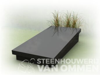 Grafzerk gepolijst donker