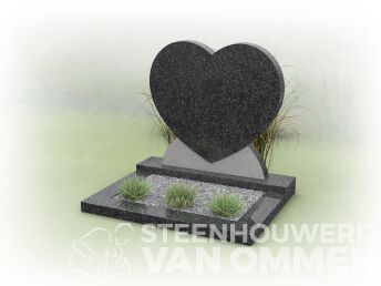 Kort graf met hartvorm