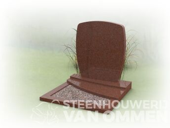 Kort graf met ovale letterplaat