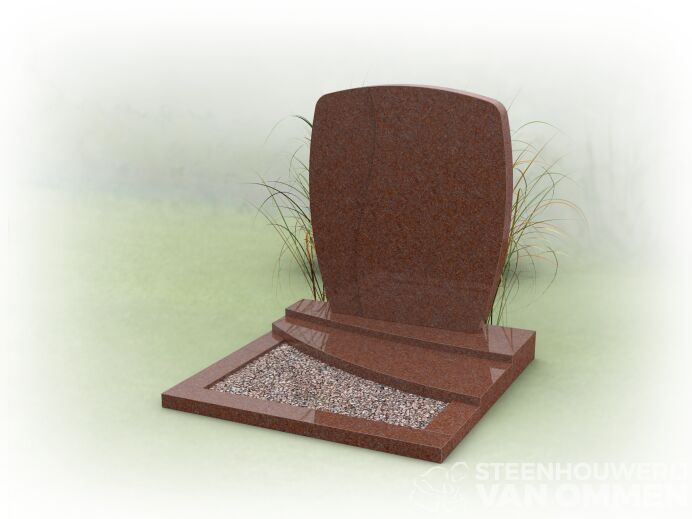 Kort graf met ovale letterplaat foto 1